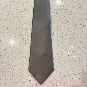 NWOT Stafford Performance Men’s Tie Silk Nylon Grey 60” X 3.5”